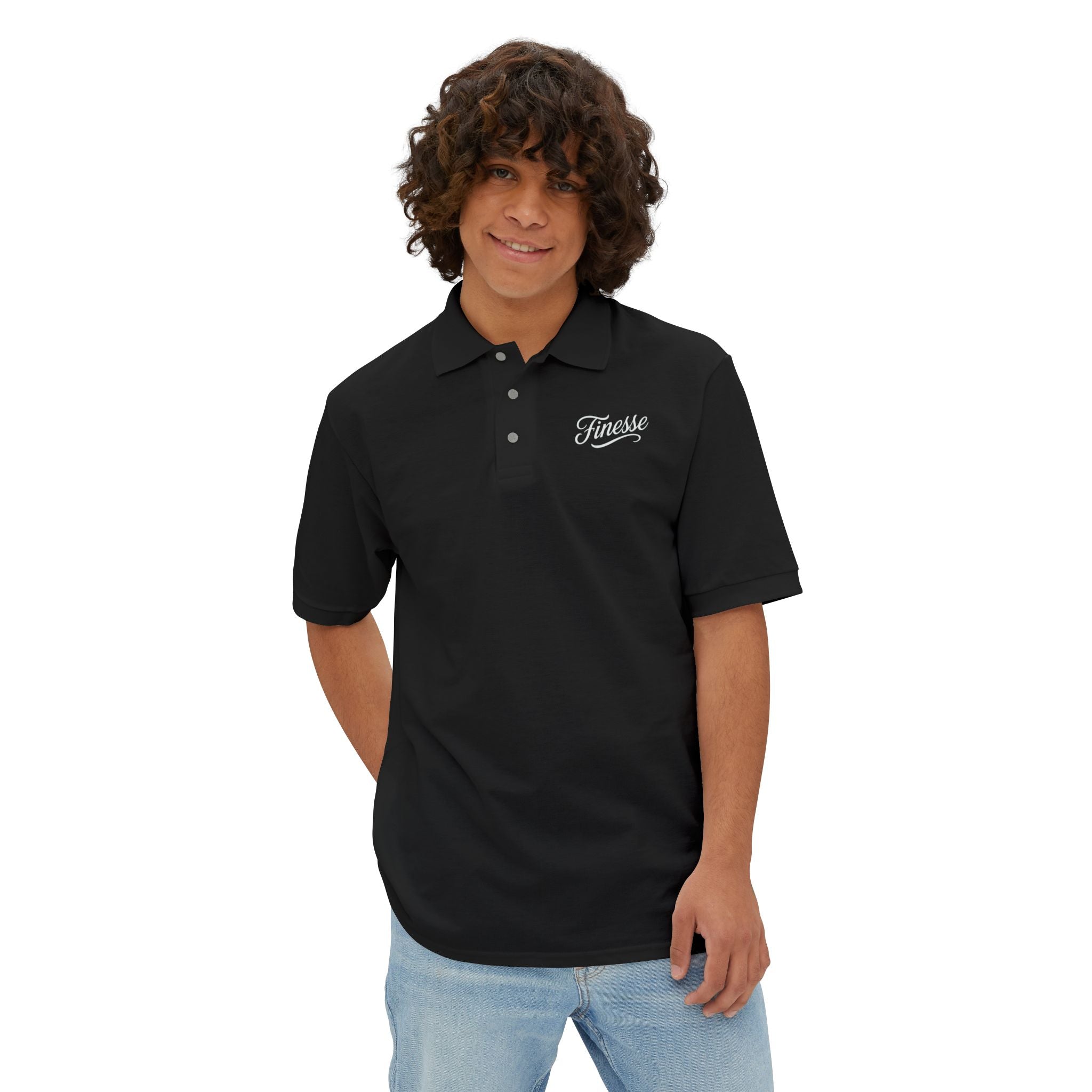 Finesse (Crown) Cotton Polo T-Shirt
