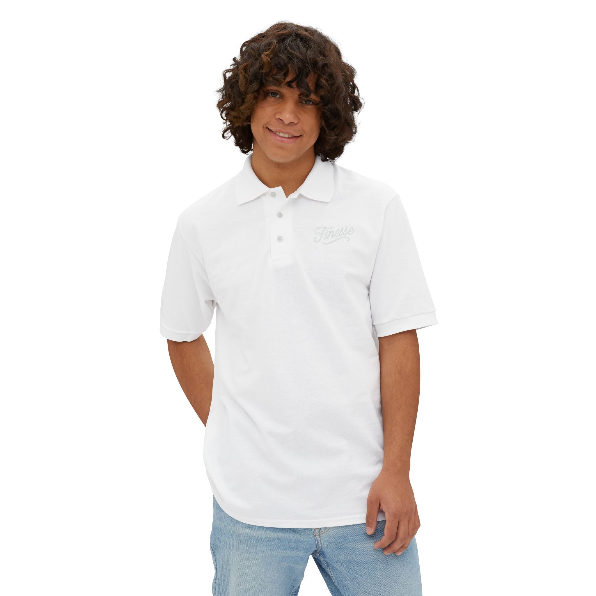 Finesse (Crown) Cotton Polo T-Shirt
