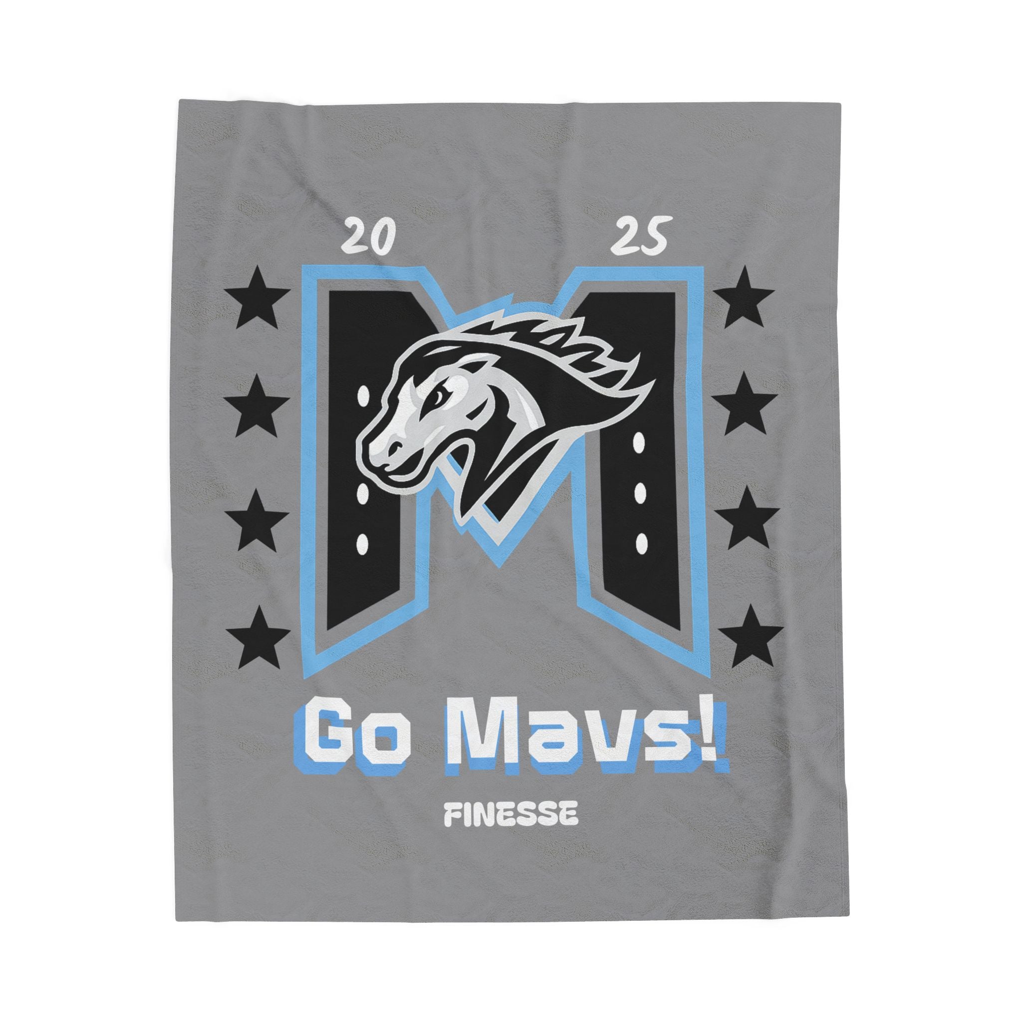Finesse (Full Sized) Mavs Blanket