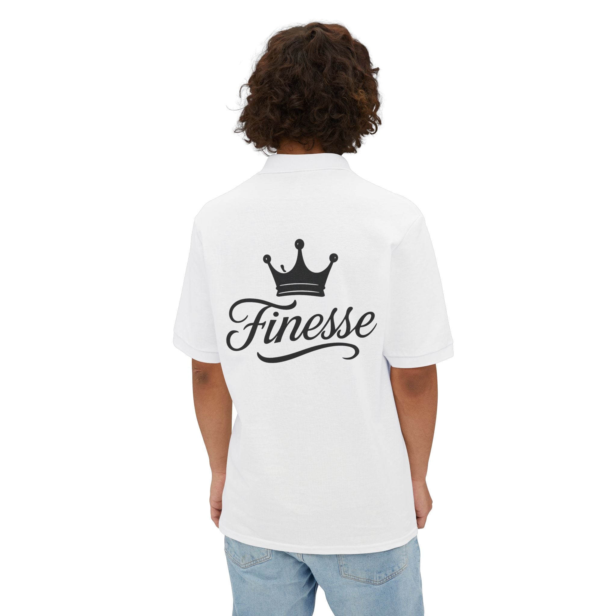 Finesse (Crown) Cotton Polo T-Shirt